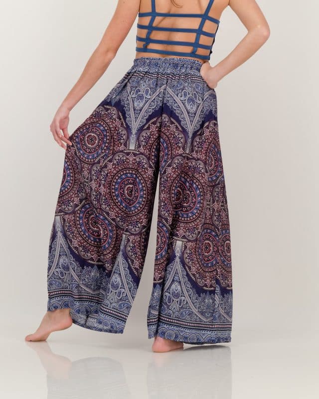 Ska Thai Busy Mandala Umbrella Wide Leg Pants Ska Clothing