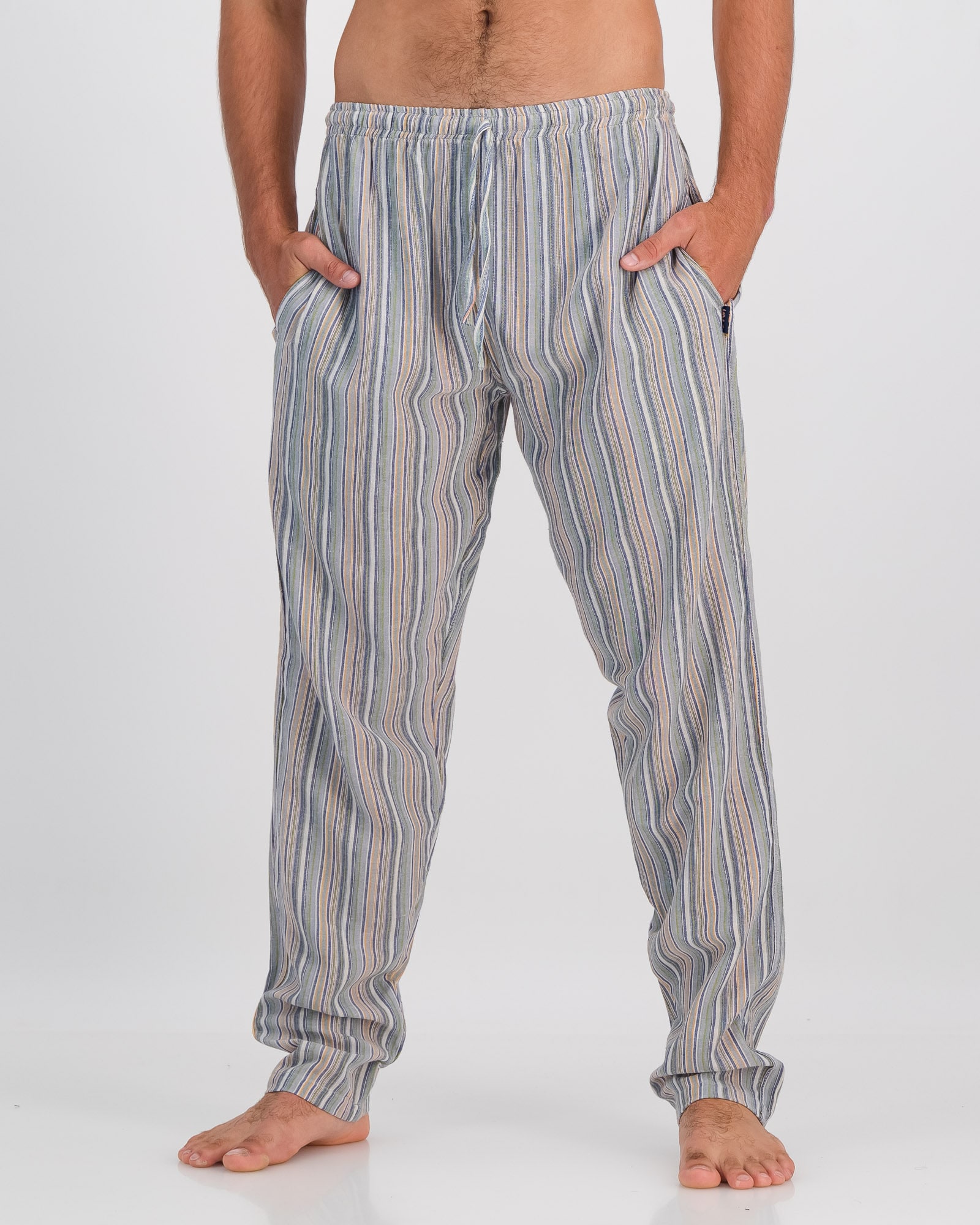 Grey Striped PE Pants