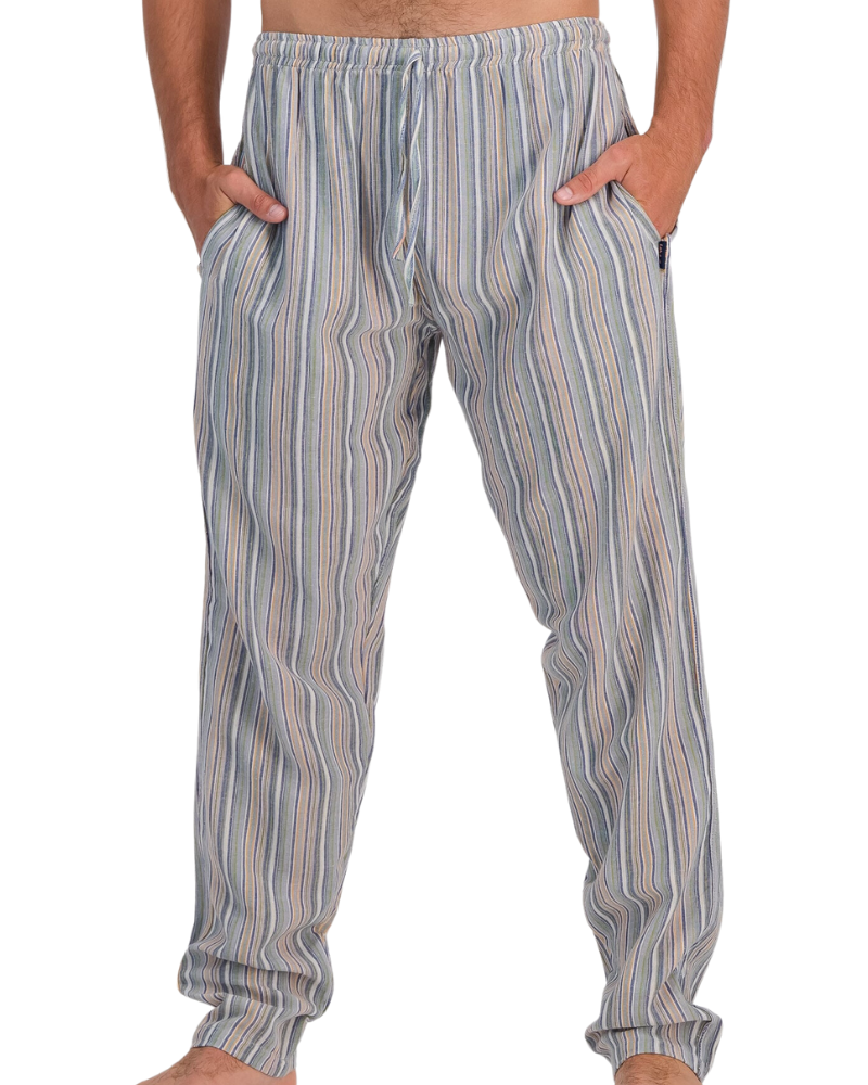 Grey Striped PE Pants