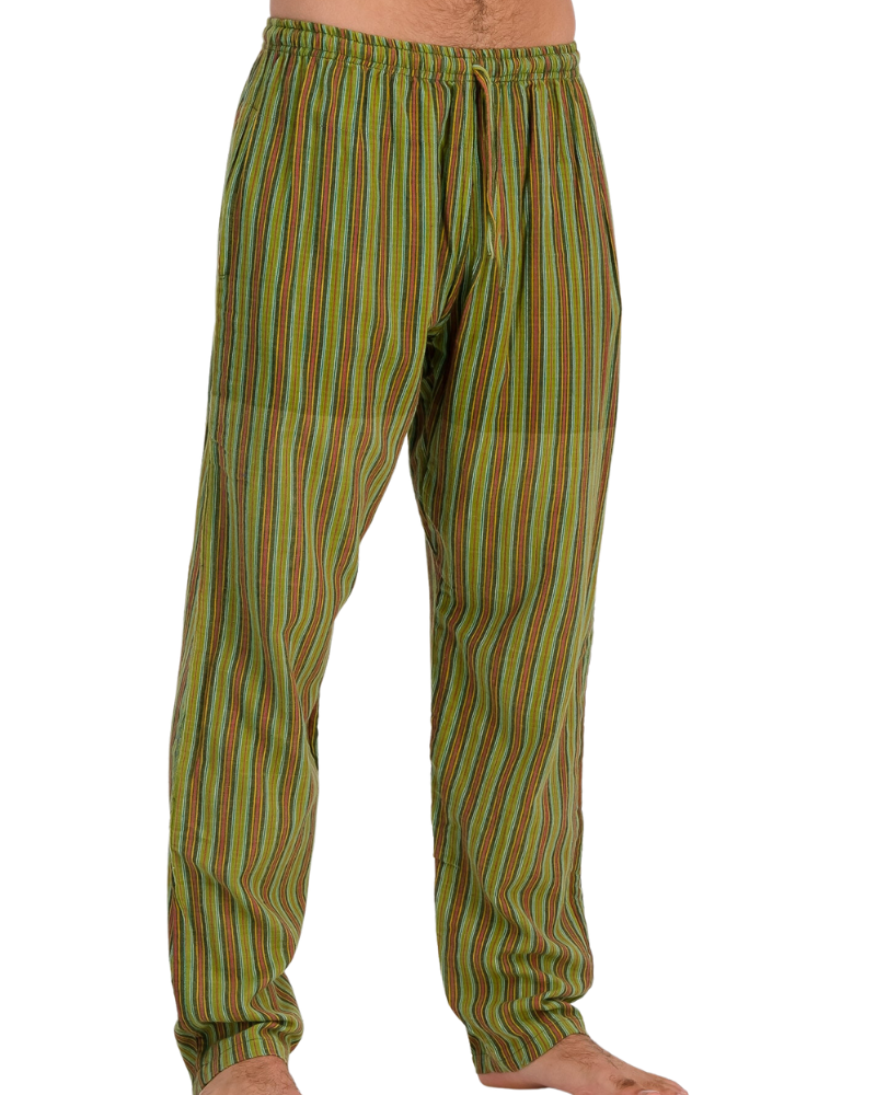 Green Striped PE Pants