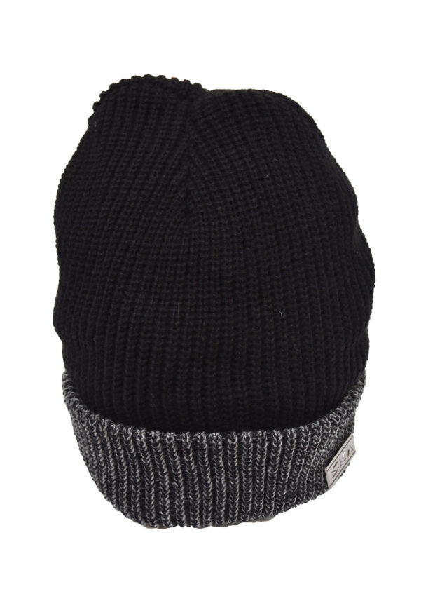 Knit Lined Beanie with Hem