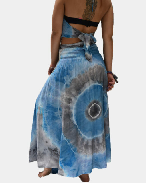 Pastel Tie Dye Long Skirt - Image 7