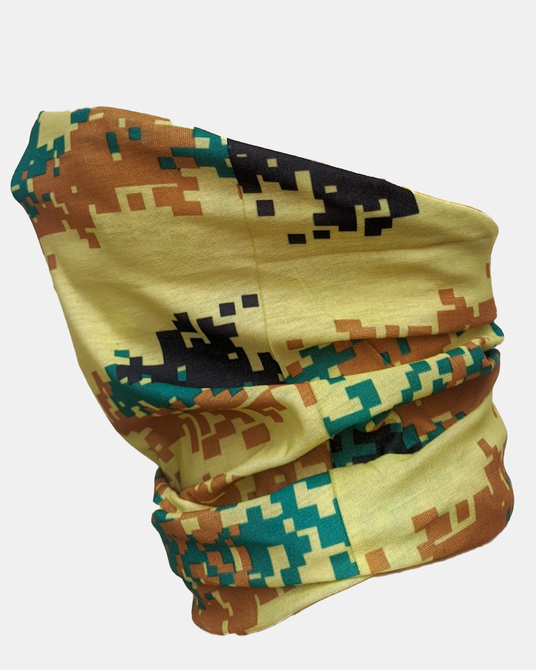 SKA Mask Neckwarmer- Digital Print Yellow & Brown