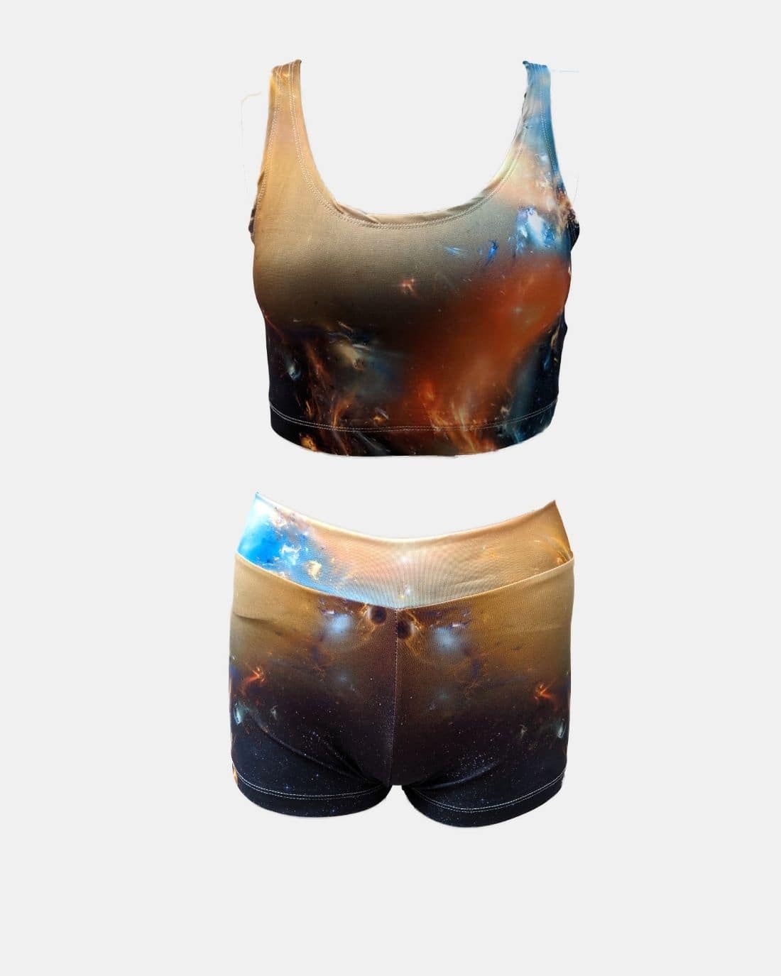 SKA Bra & Short Galaxy Swimsuit Set
