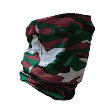 SKA Camo Tube Face Mask- Green Brown