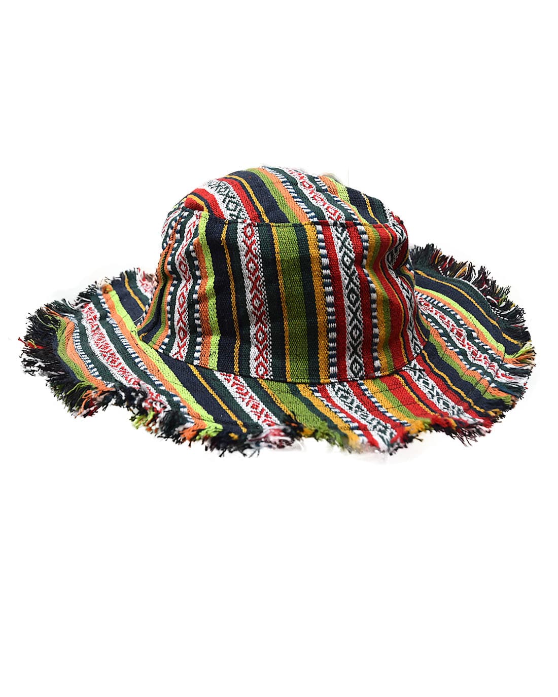 SKA Hemp Woven Cotton Hippie Frill Sun Hats