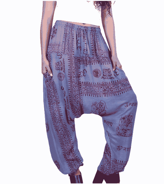 purple harem jumpsuit