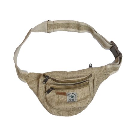 SKA Pure Hemp Plain Rough Natural Moonbag - SKA Clothing