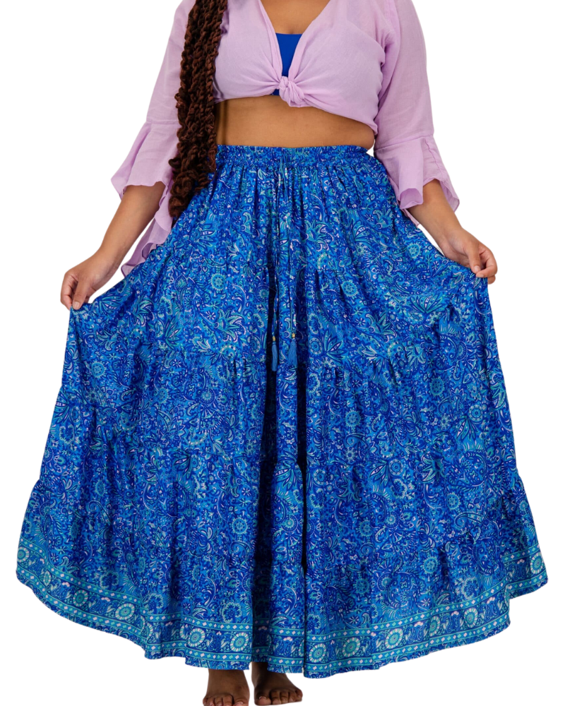 Flower clearance gypsy skirt