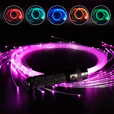 SKA Festival Fiber Optic LED Dancing Whip- Multi Light