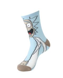 SKA Rick & Morty Fashion Cotton Socks- Original Blue