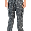 SKA Hippie Nepalese Stonewashed Mushroom Cargo Pants- Grey