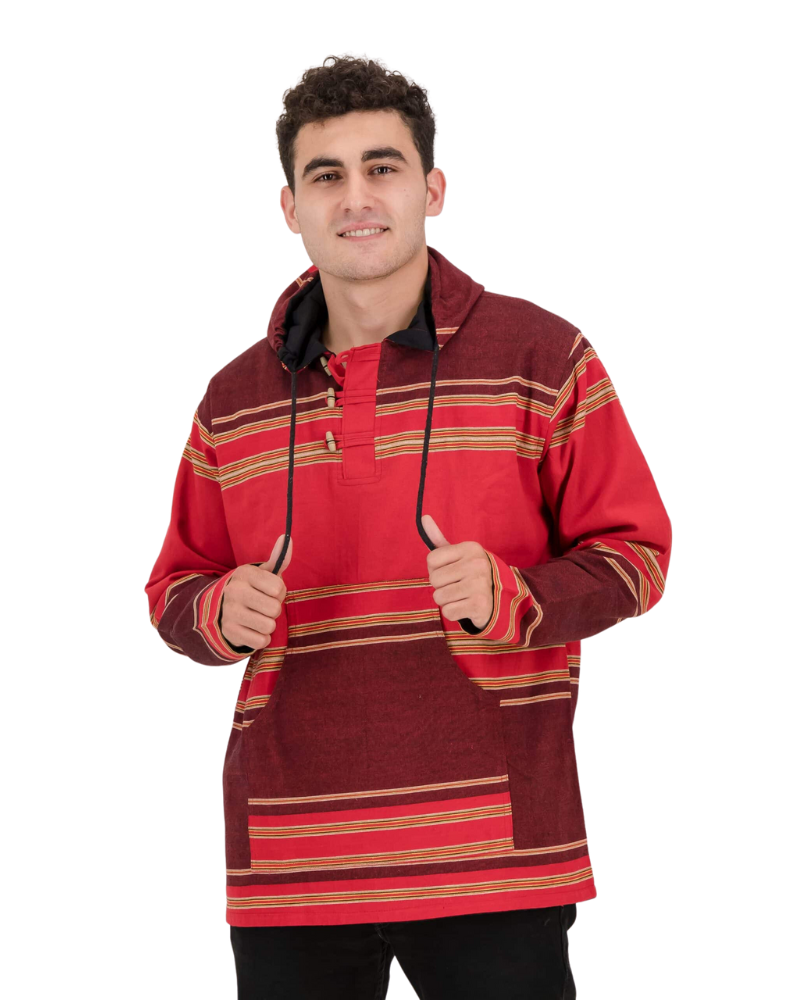 SKA Handmade Plain Stripy Hippie Polar Fleece Shyama Hoodies