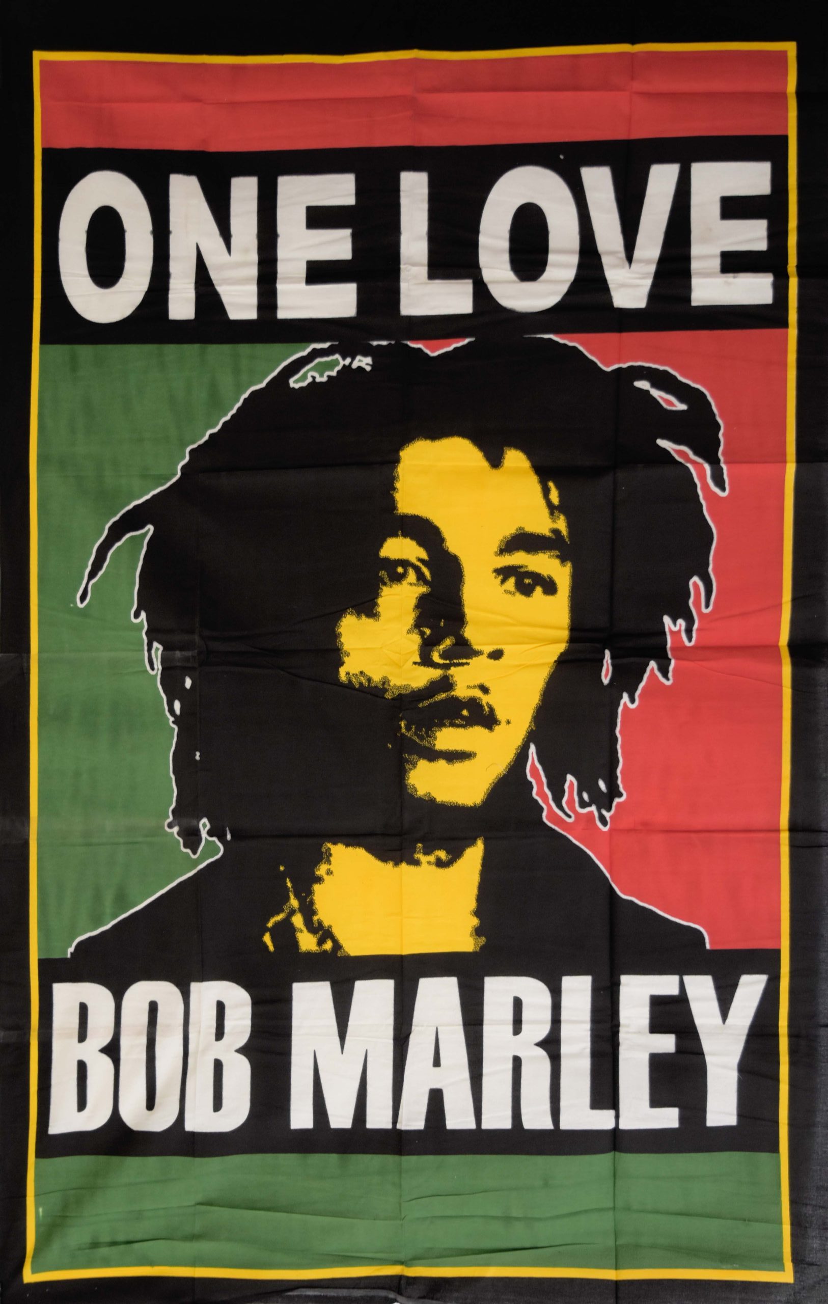 SKA Bob Marley Colour Print Single Tapestry Throws