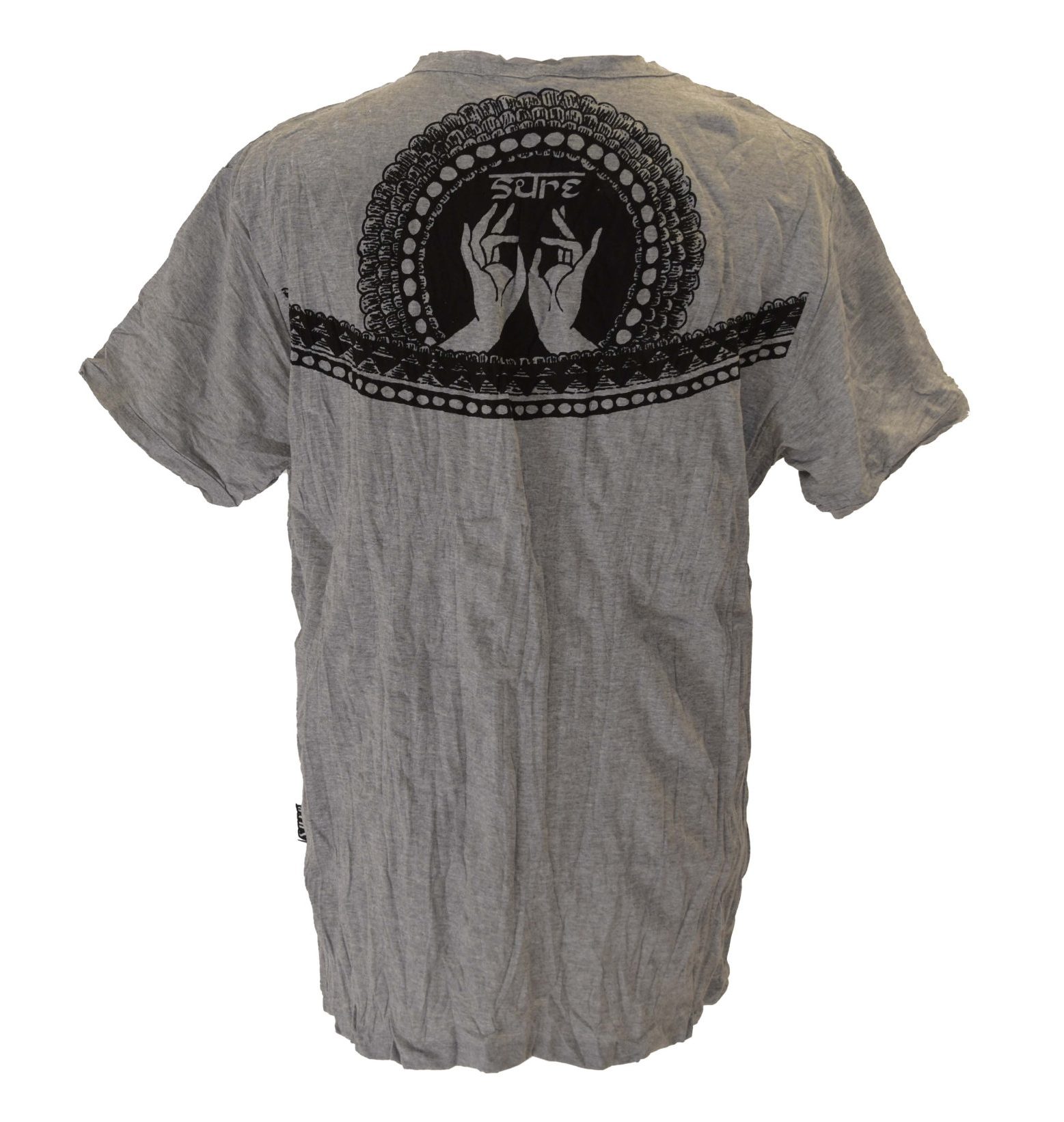 SKA Sure Lotus Design Short-Sleeve Cotton Tops - Image 4