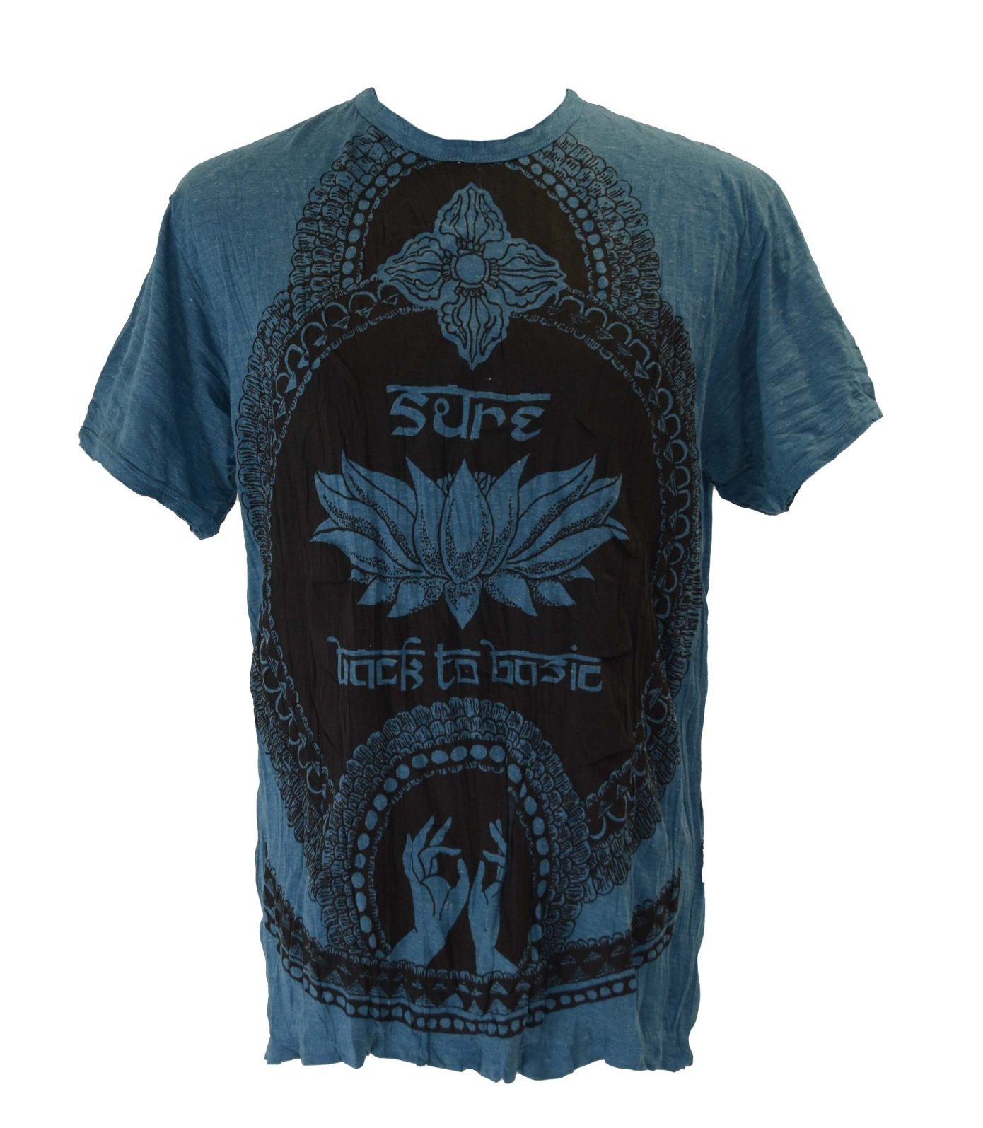 SKA Sure Lotus Design Short-Sleeve Cotton Tops - Image 6