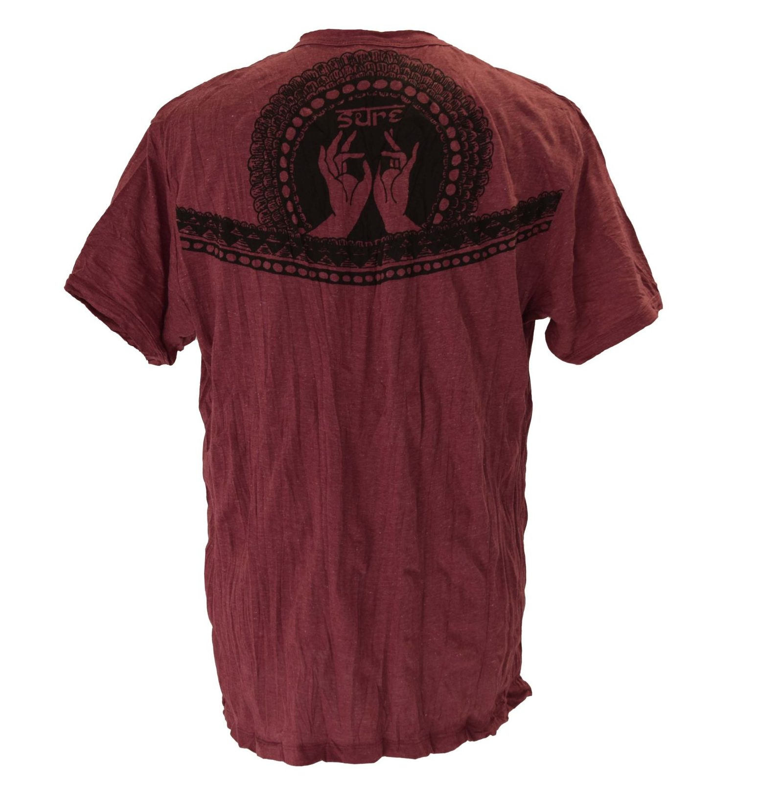 SKA Sure Lotus Design Short-Sleeve Cotton Tops - Image 8