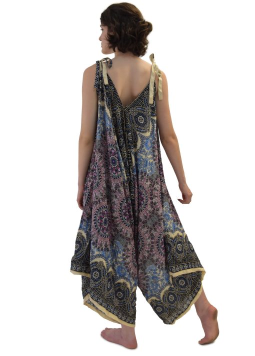 SKA VV Tie Shoulder Mandala Umbrella Jumpsuit - Image 10