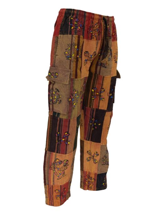 SKA Nepalese Patchwork hand painted Cotton Pants - Image 13