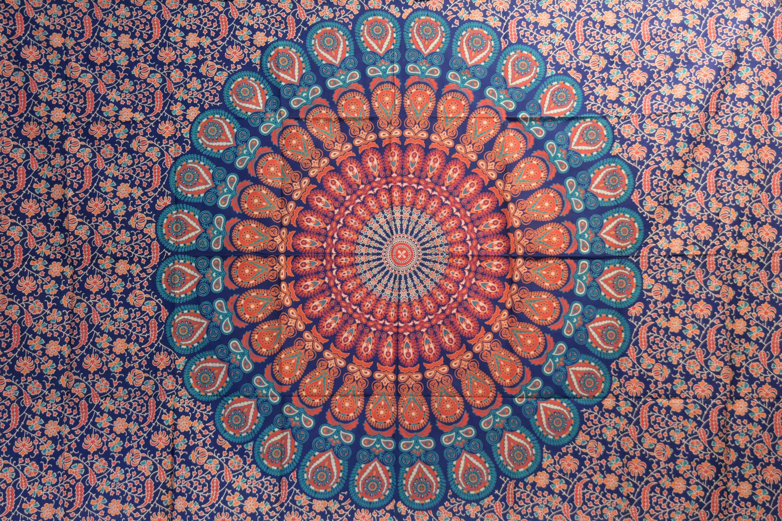 SKA 100% Cotton Mandala Single Tapestry Throws