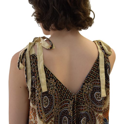 SKA VV Tie Shoulder Mandala Umbrella Jumpsuit - Image 11