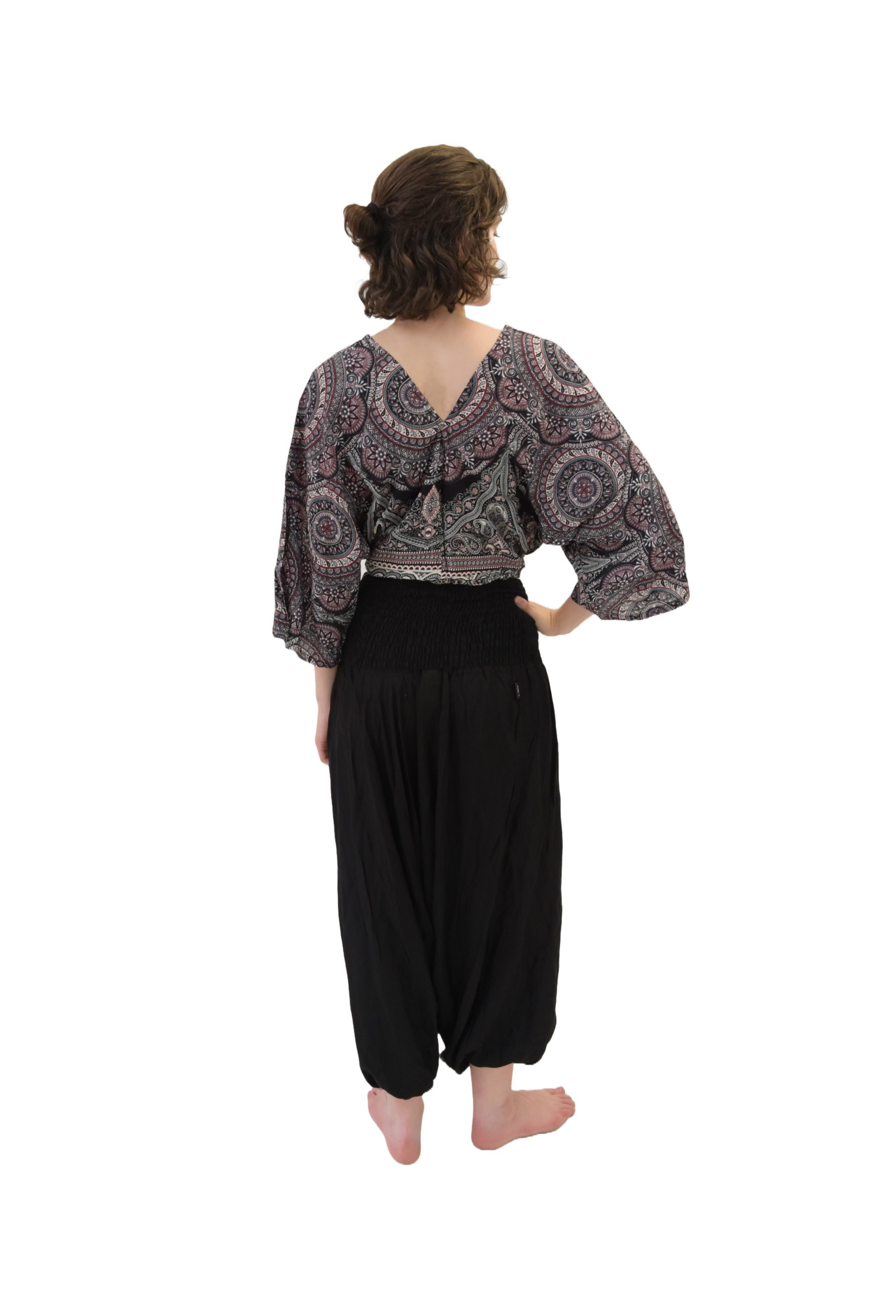 SKA Thai Mandala VV Tops with tie in the front