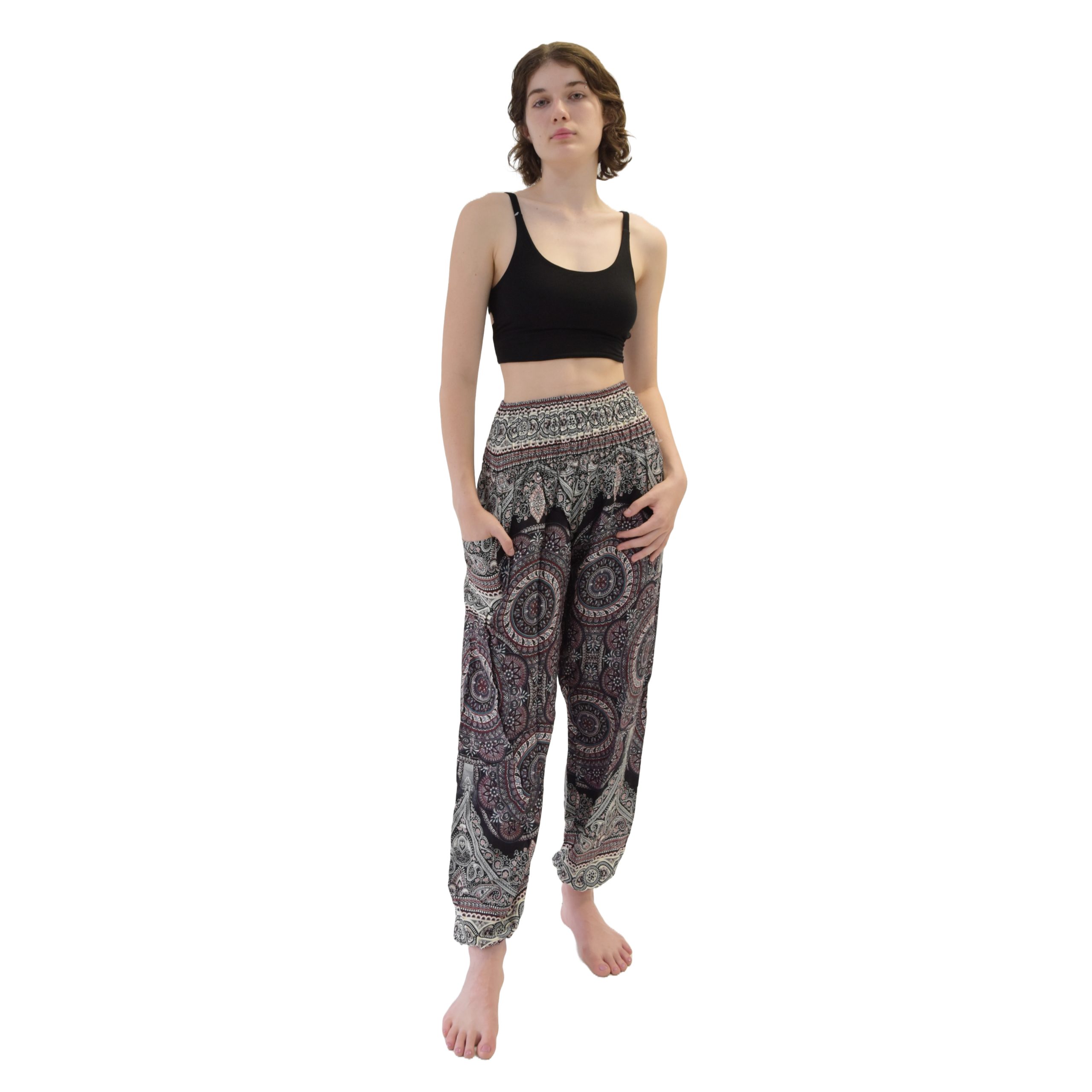 SKA Thai Mandala Elastic Hem Pants.