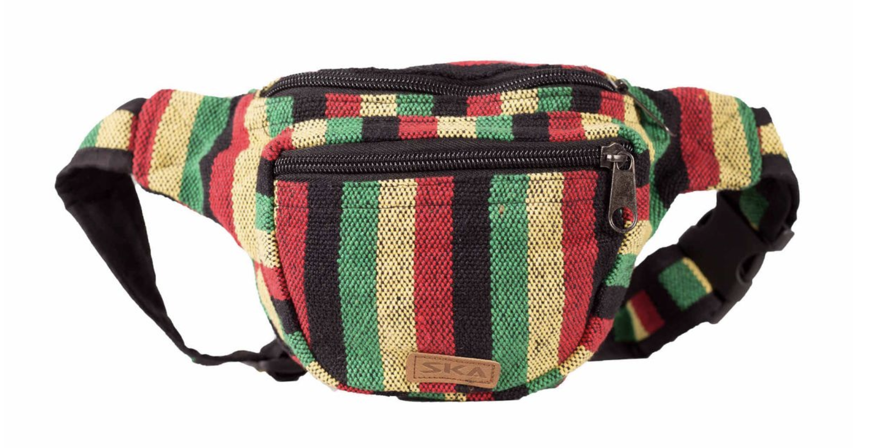 SKA FULL RASTA  3-ZIP MOONBAG